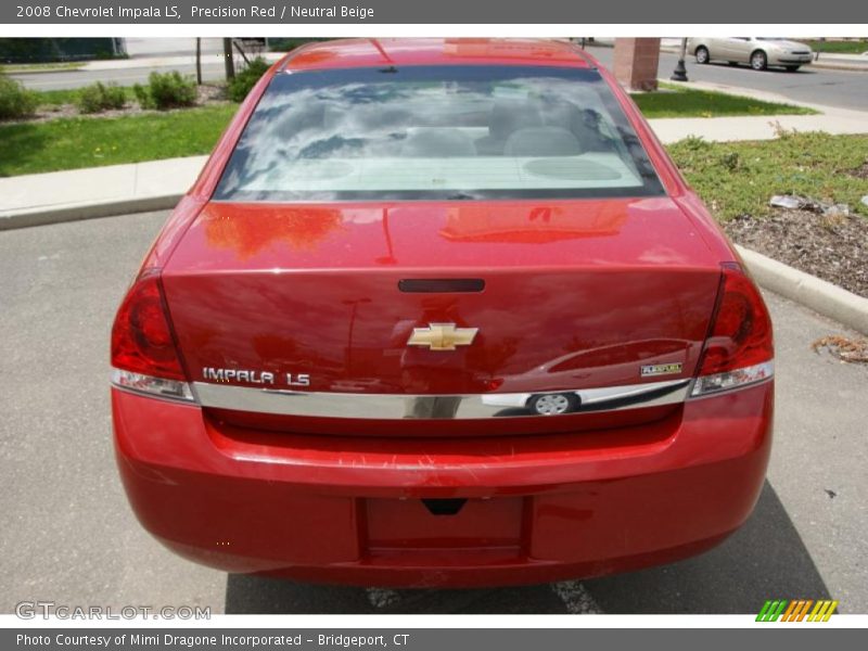Precision Red / Neutral Beige 2008 Chevrolet Impala LS