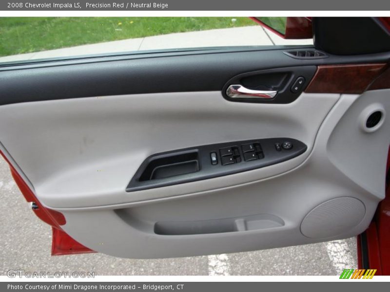 Precision Red / Neutral Beige 2008 Chevrolet Impala LS