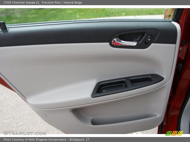 Precision Red / Neutral Beige 2008 Chevrolet Impala LS