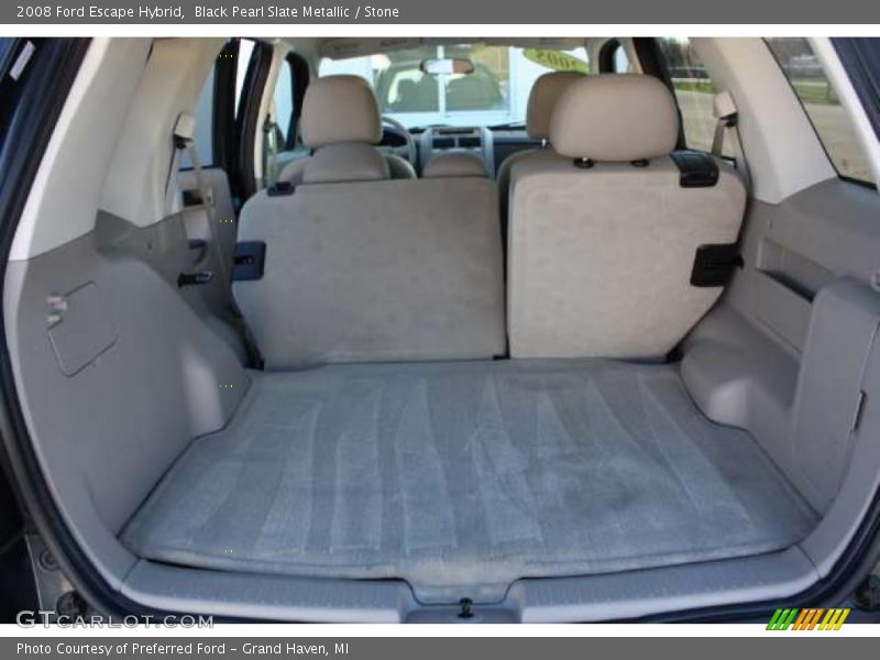 Black Pearl Slate Metallic / Stone 2008 Ford Escape Hybrid