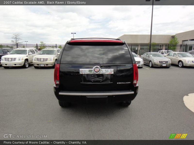 Black Raven / Ebony/Ebony 2007 Cadillac Escalade AWD