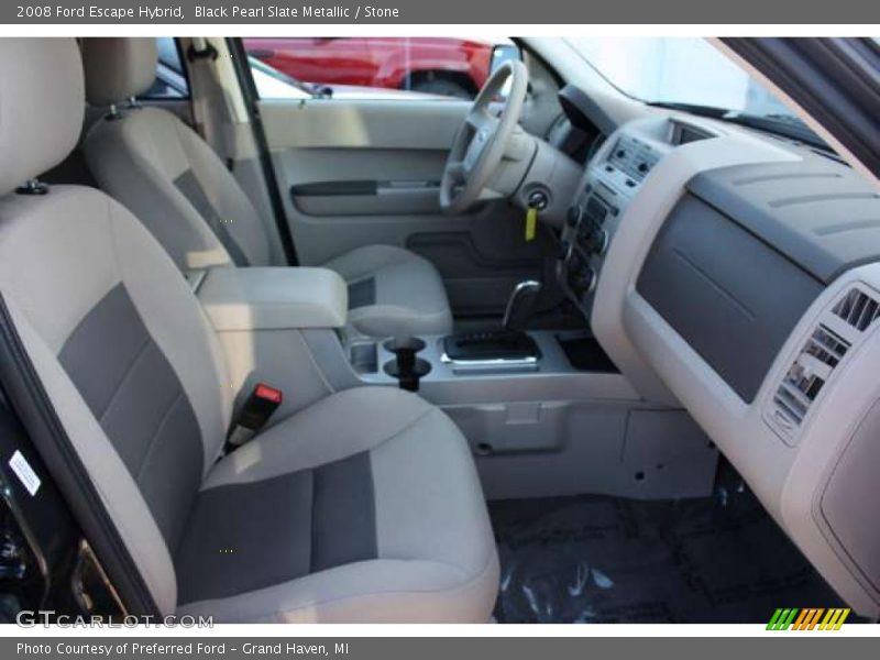 Black Pearl Slate Metallic / Stone 2008 Ford Escape Hybrid