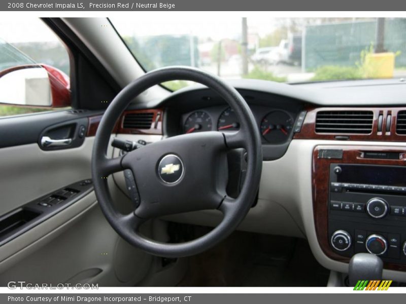 Precision Red / Neutral Beige 2008 Chevrolet Impala LS