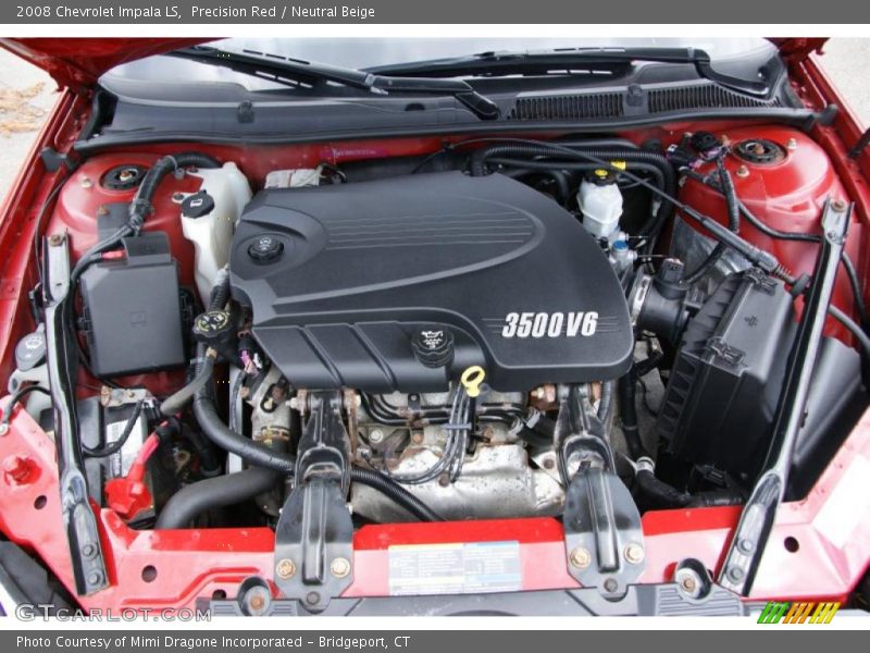 Precision Red / Neutral Beige 2008 Chevrolet Impala LS