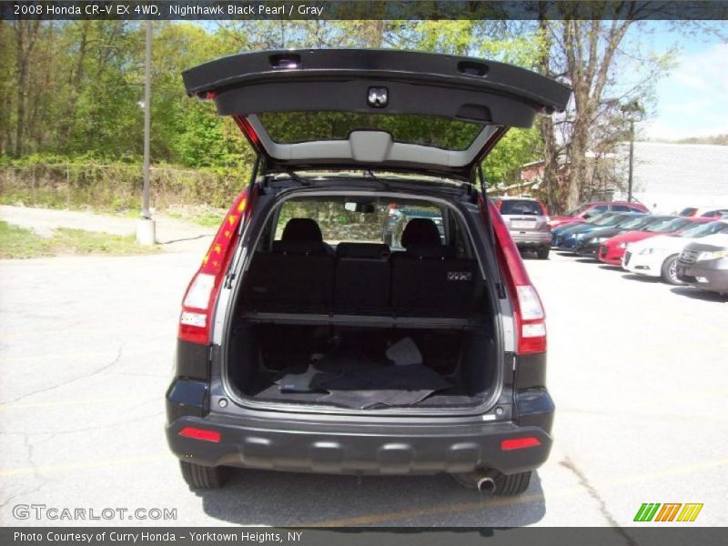 Nighthawk Black Pearl / Gray 2008 Honda CR-V EX 4WD