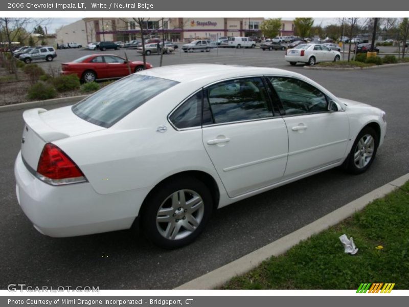 White / Neutral Beige 2006 Chevrolet Impala LT