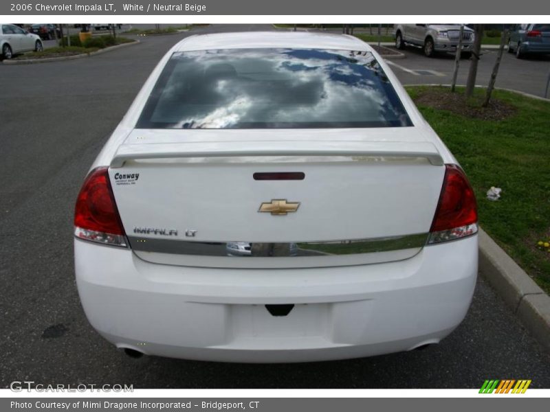 White / Neutral Beige 2006 Chevrolet Impala LT