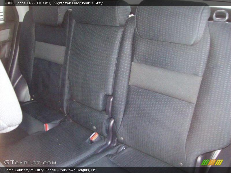 Nighthawk Black Pearl / Gray 2008 Honda CR-V EX 4WD