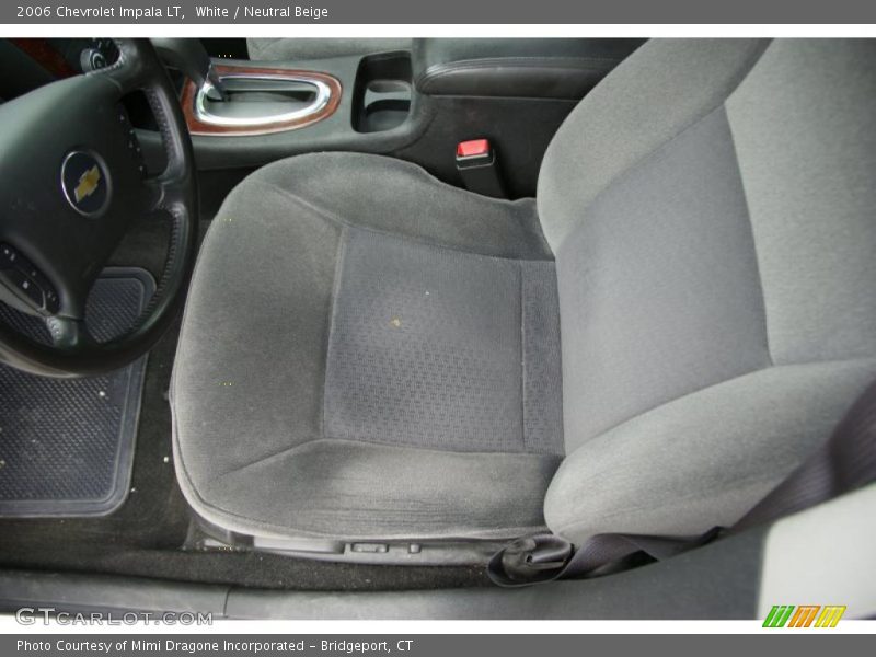 White / Neutral Beige 2006 Chevrolet Impala LT