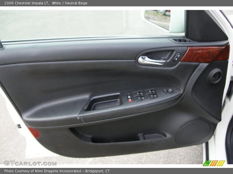 White / Neutral Beige 2006 Chevrolet Impala LT