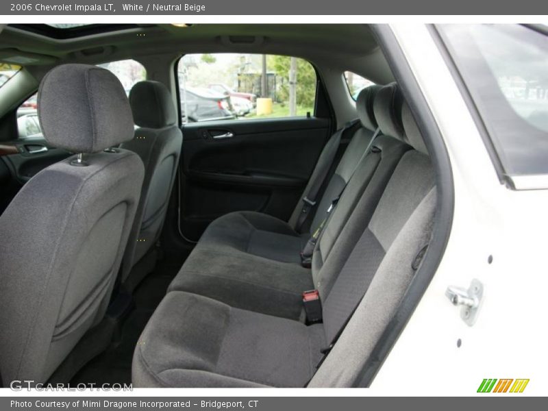White / Neutral Beige 2006 Chevrolet Impala LT