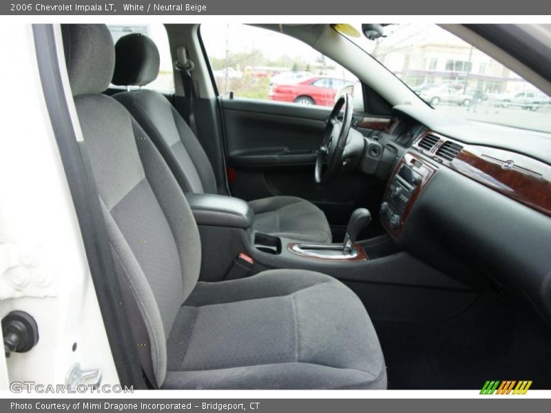 White / Neutral Beige 2006 Chevrolet Impala LT