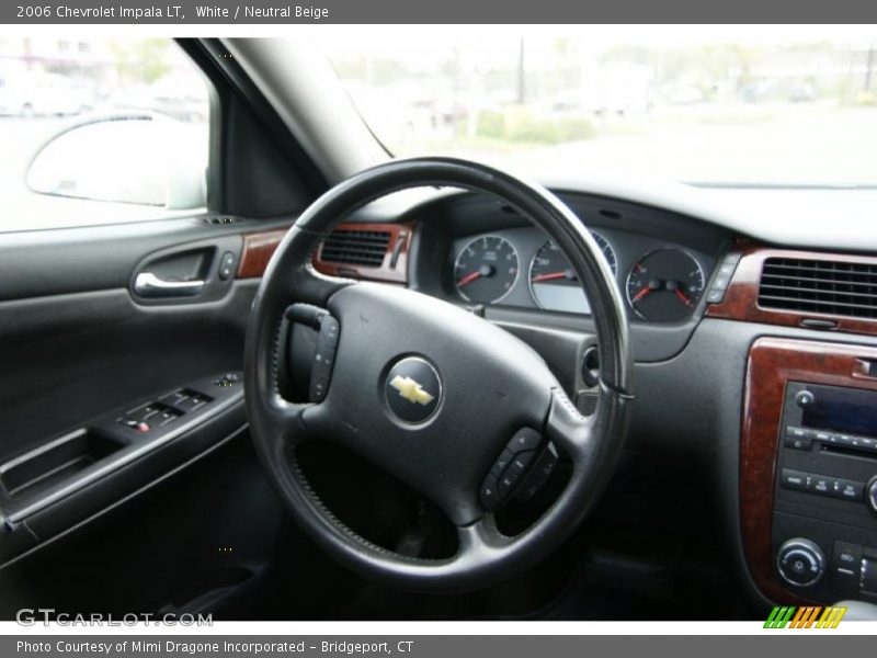 White / Neutral Beige 2006 Chevrolet Impala LT