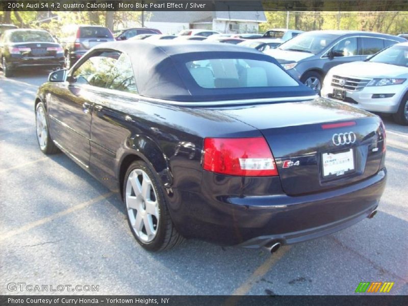 Moro Blue Pearl Effect / Silver 2004 Audi S4 4.2 quattro Cabriolet