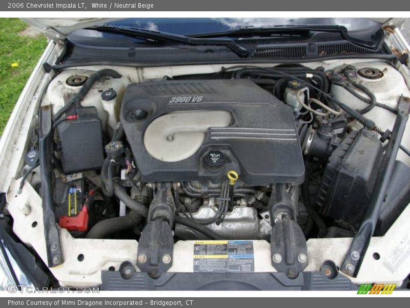 White / Neutral Beige 2006 Chevrolet Impala LT