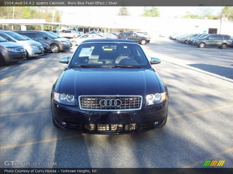 Moro Blue Pearl Effect / Silver 2004 Audi S4 4.2 quattro Cabriolet