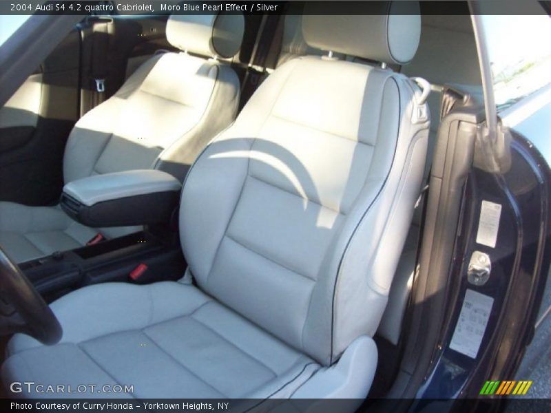 Moro Blue Pearl Effect / Silver 2004 Audi S4 4.2 quattro Cabriolet