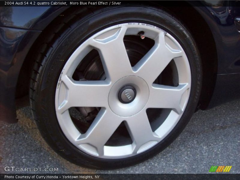 Moro Blue Pearl Effect / Silver 2004 Audi S4 4.2 quattro Cabriolet