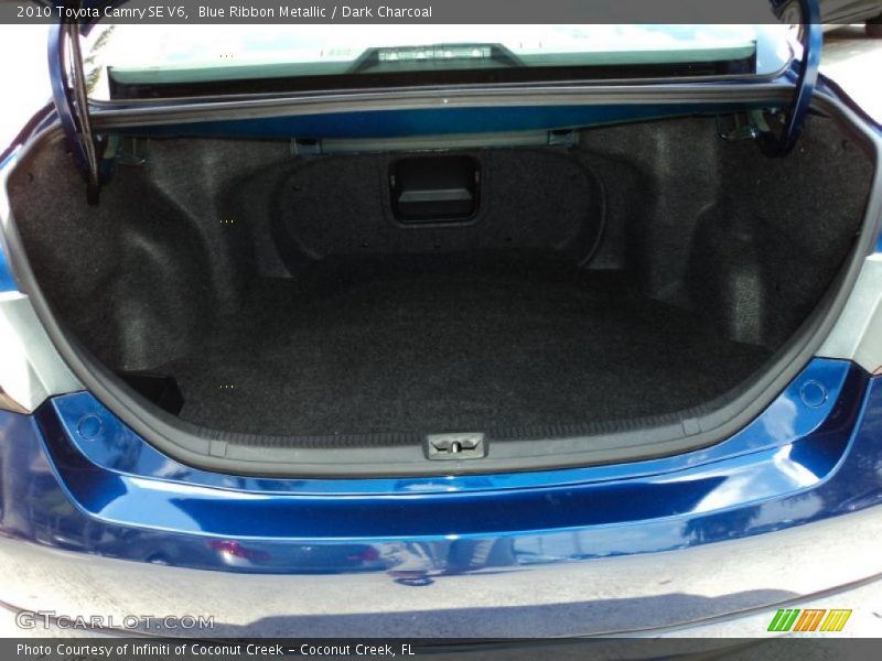 Blue Ribbon Metallic / Dark Charcoal 2010 Toyota Camry SE V6