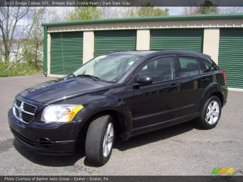 Brilliant Black Crystal Pearl / Dark Slate Gray 2010 Dodge Caliber SXT
