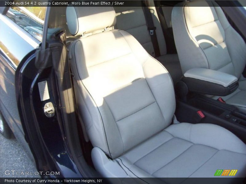  2004 S4 4.2 quattro Cabriolet Silver Interior
