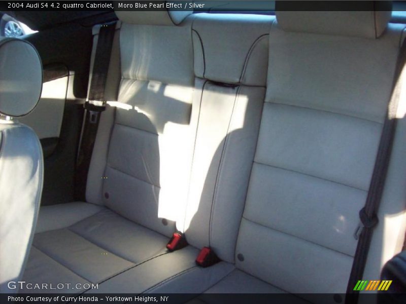  2004 S4 4.2 quattro Cabriolet Silver Interior