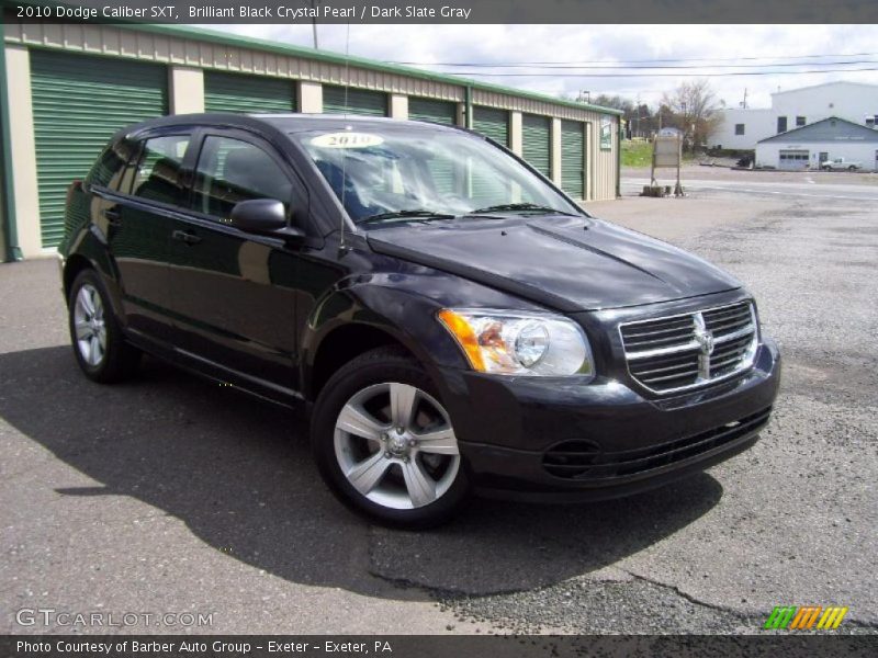 Brilliant Black Crystal Pearl / Dark Slate Gray 2010 Dodge Caliber SXT