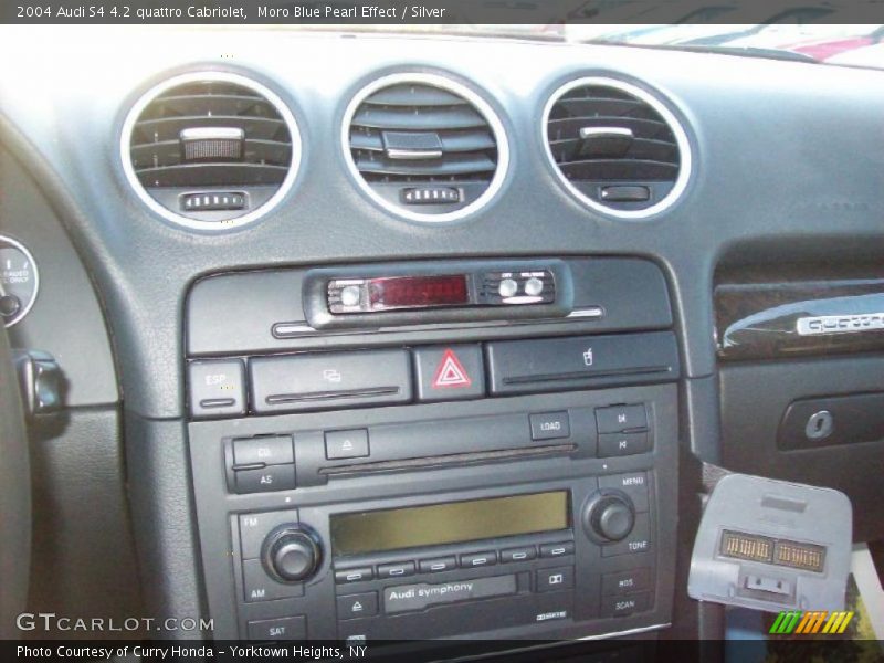 Moro Blue Pearl Effect / Silver 2004 Audi S4 4.2 quattro Cabriolet