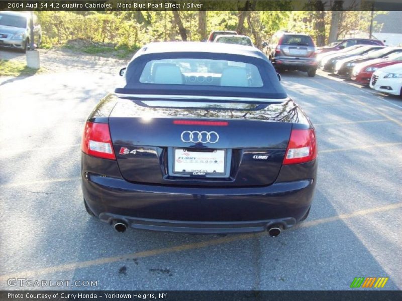 Moro Blue Pearl Effect / Silver 2004 Audi S4 4.2 quattro Cabriolet