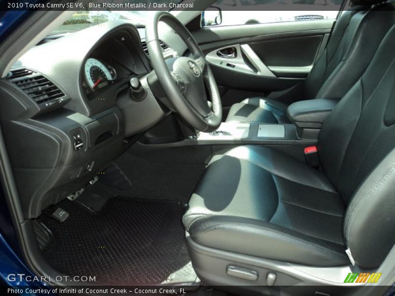  2010 Camry SE V6 Dark Charcoal Interior