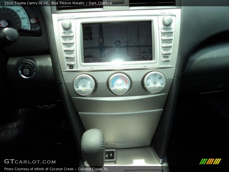 Blue Ribbon Metallic / Dark Charcoal 2010 Toyota Camry SE V6