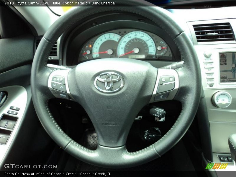 Dashboard of 2010 Camry SE V6