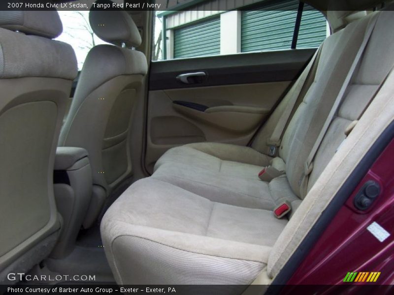 Tango Red Pearl / Ivory 2007 Honda Civic LX Sedan