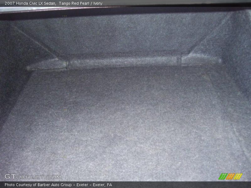 Tango Red Pearl / Ivory 2007 Honda Civic LX Sedan