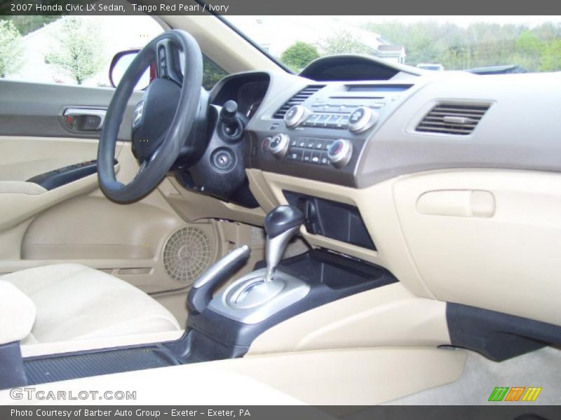 Tango Red Pearl / Ivory 2007 Honda Civic LX Sedan