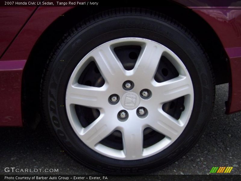 Tango Red Pearl / Ivory 2007 Honda Civic LX Sedan