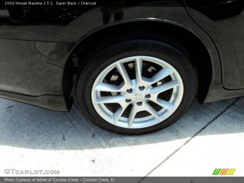 Super Black / Charcoal 2009 Nissan Maxima 3.5 S