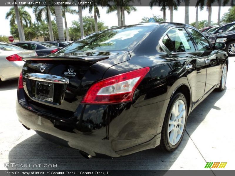 Super Black / Charcoal 2009 Nissan Maxima 3.5 S