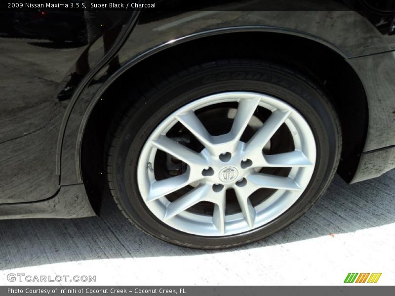 Super Black / Charcoal 2009 Nissan Maxima 3.5 S