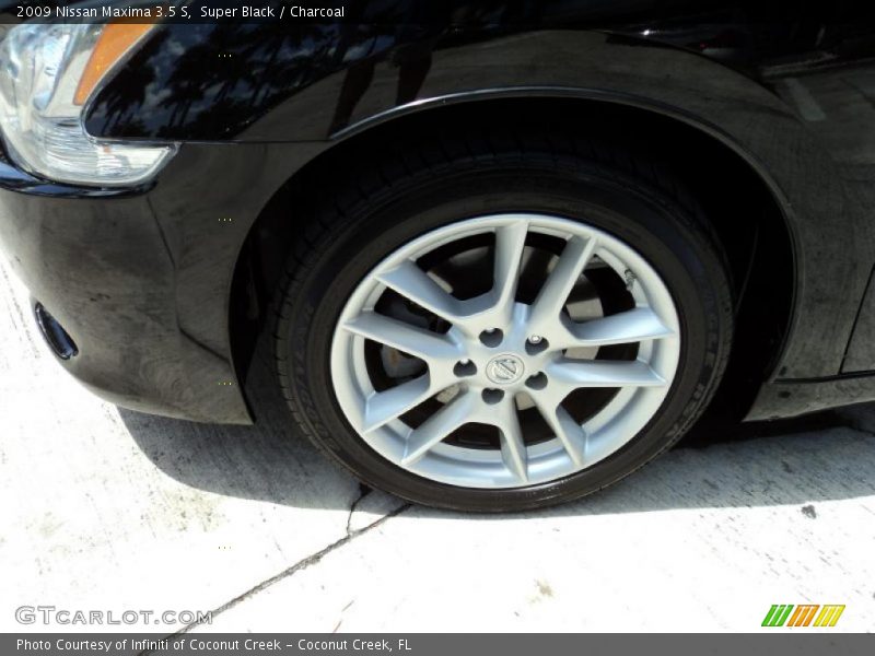 Super Black / Charcoal 2009 Nissan Maxima 3.5 S