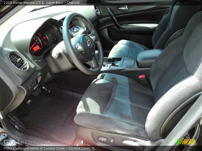 Super Black / Charcoal 2009 Nissan Maxima 3.5 S