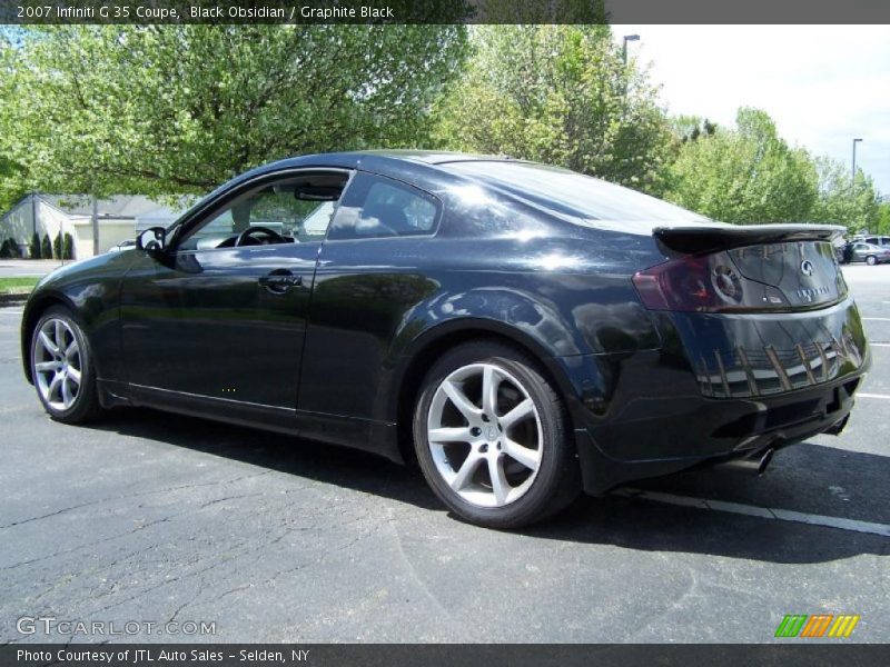 Black Obsidian / Graphite Black 2007 Infiniti G 35 Coupe