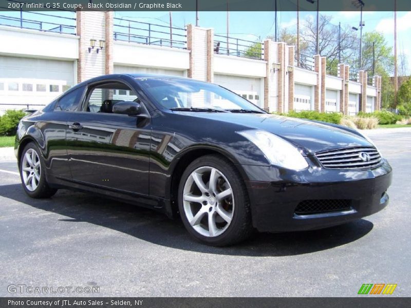 Black Obsidian / Graphite Black 2007 Infiniti G 35 Coupe