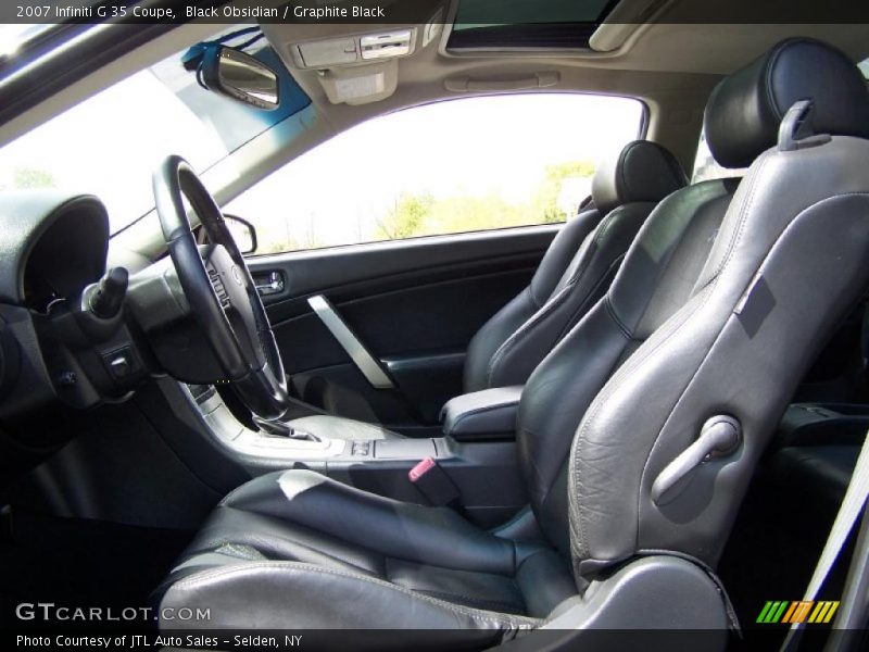 Black Obsidian / Graphite Black 2007 Infiniti G 35 Coupe