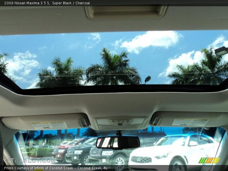 Super Black / Charcoal 2009 Nissan Maxima 3.5 S