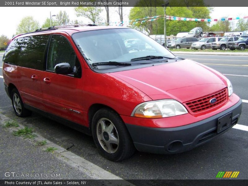 Bright Red Metallic / Medium Graphite 2001 Ford Windstar SE Sport