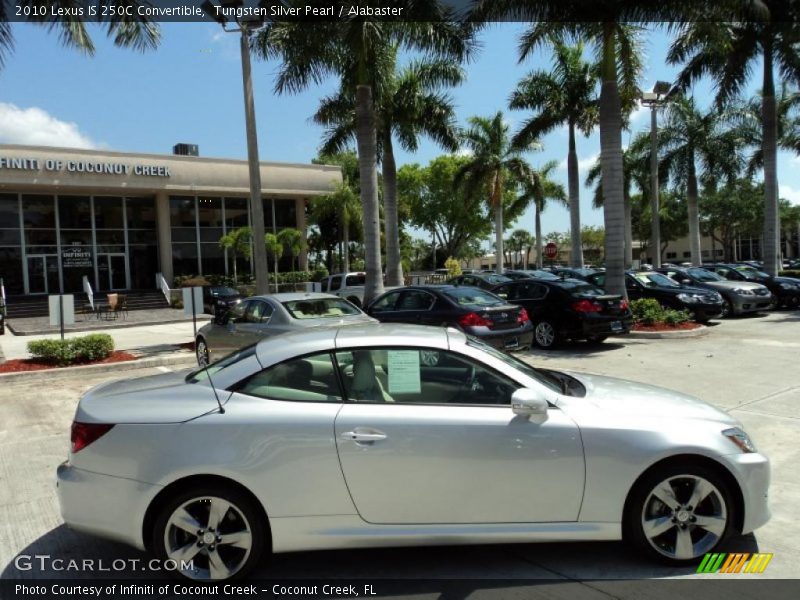 Tungsten Silver Pearl / Alabaster 2010 Lexus IS 250C Convertible