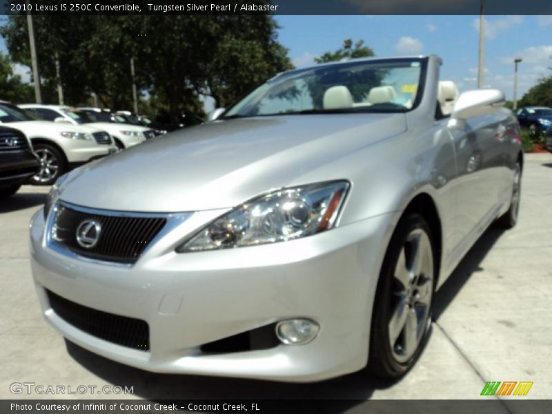 Tungsten Silver Pearl / Alabaster 2010 Lexus IS 250C Convertible
