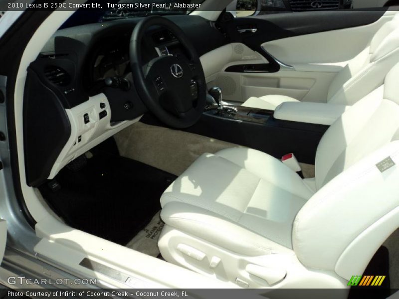  2010 IS 250C Convertible Alabaster Interior