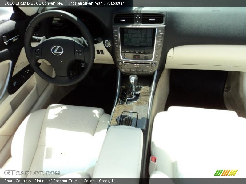 Tungsten Silver Pearl / Alabaster 2010 Lexus IS 250C Convertible